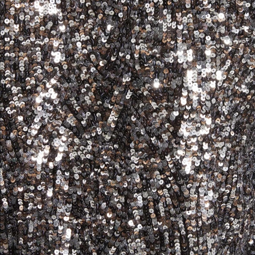 Equipment Silver Sequin Long-Sleeve Blouse - Picture 6 of 8